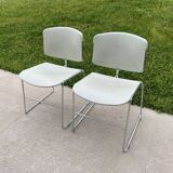 Pair of Max Stacker chairs from the 70s