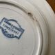 Hollow plates Sarreguemines Iron Earth model Blue favorite