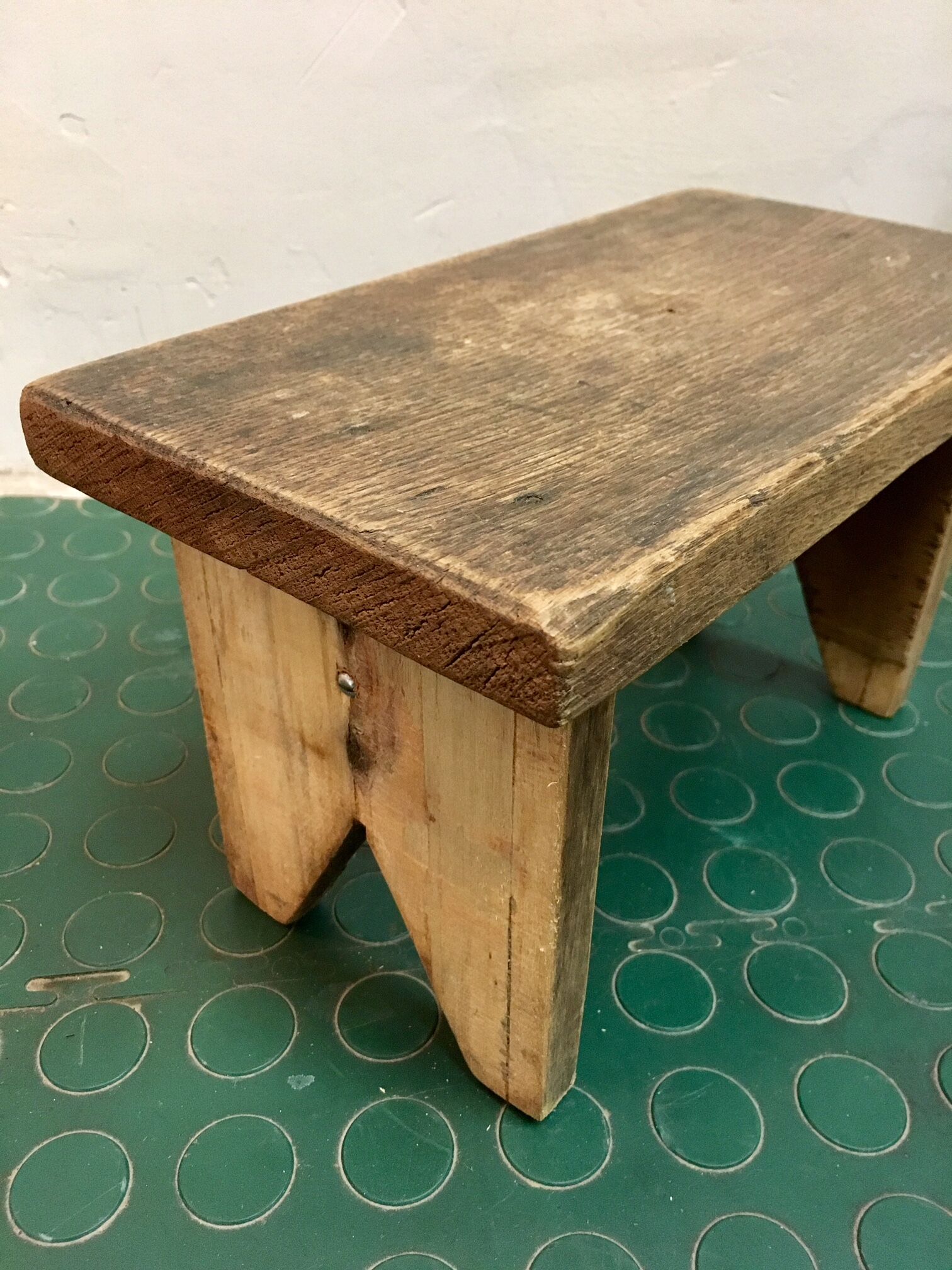 Vintage wooden stool