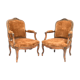 Pair of Louis XV style armchairs