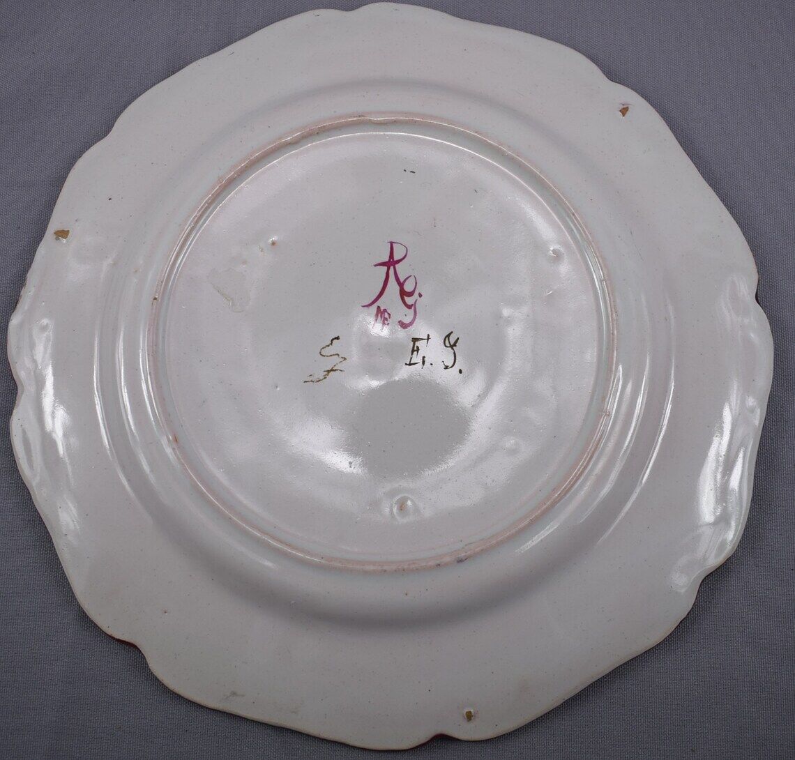 Art Nouveau plate Emile Gallé St Clement