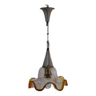 Tulip suspension in Murano glass 70s