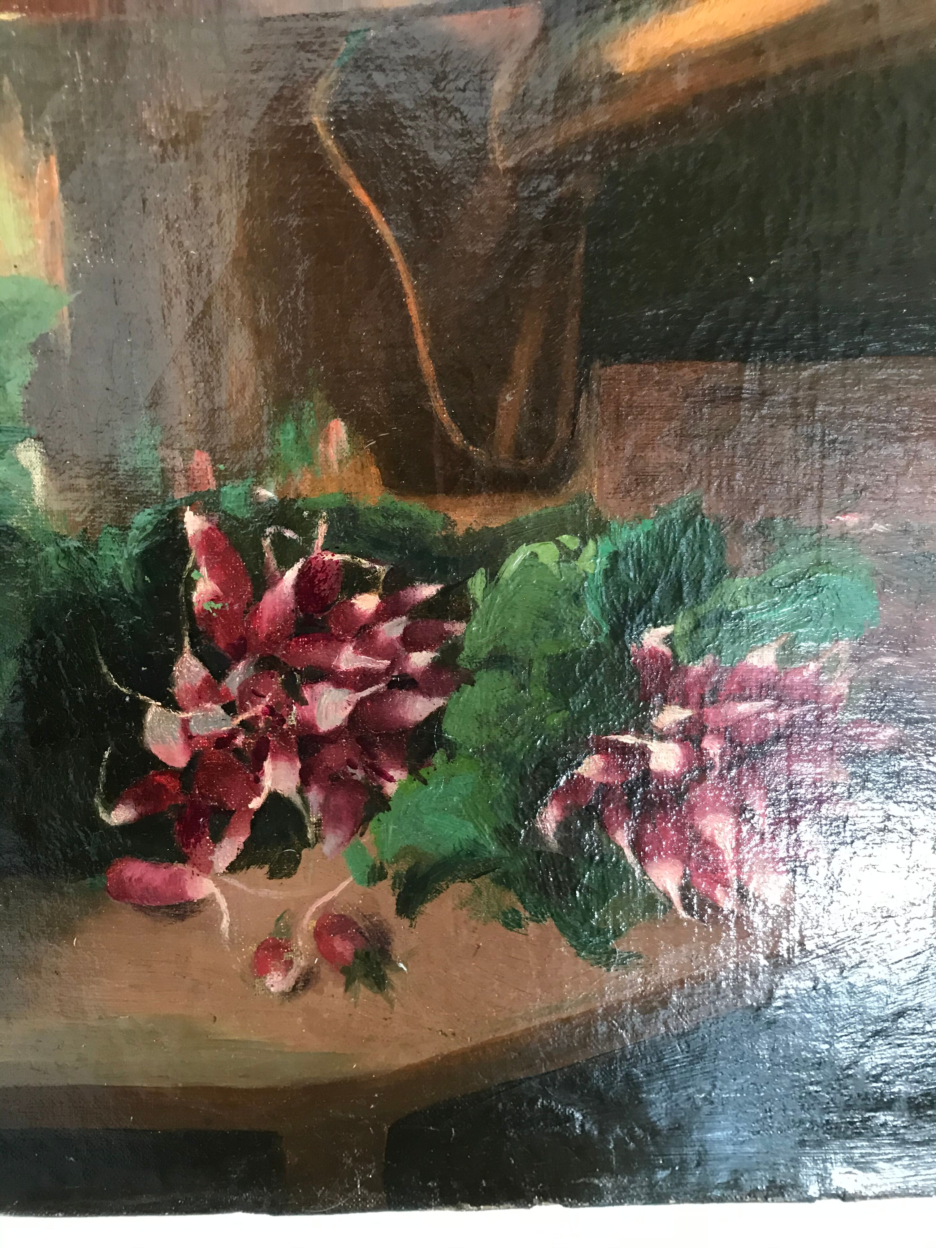 Oil on canvas still life