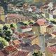 Painting / watercolor landscape of Provence signed Jean Ordonneaud 1983