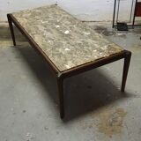 Coffee table top resin onyx 60s