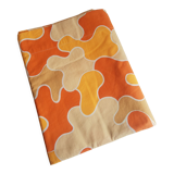 Sheet 2 people puzzle orange seventies 70s vintage