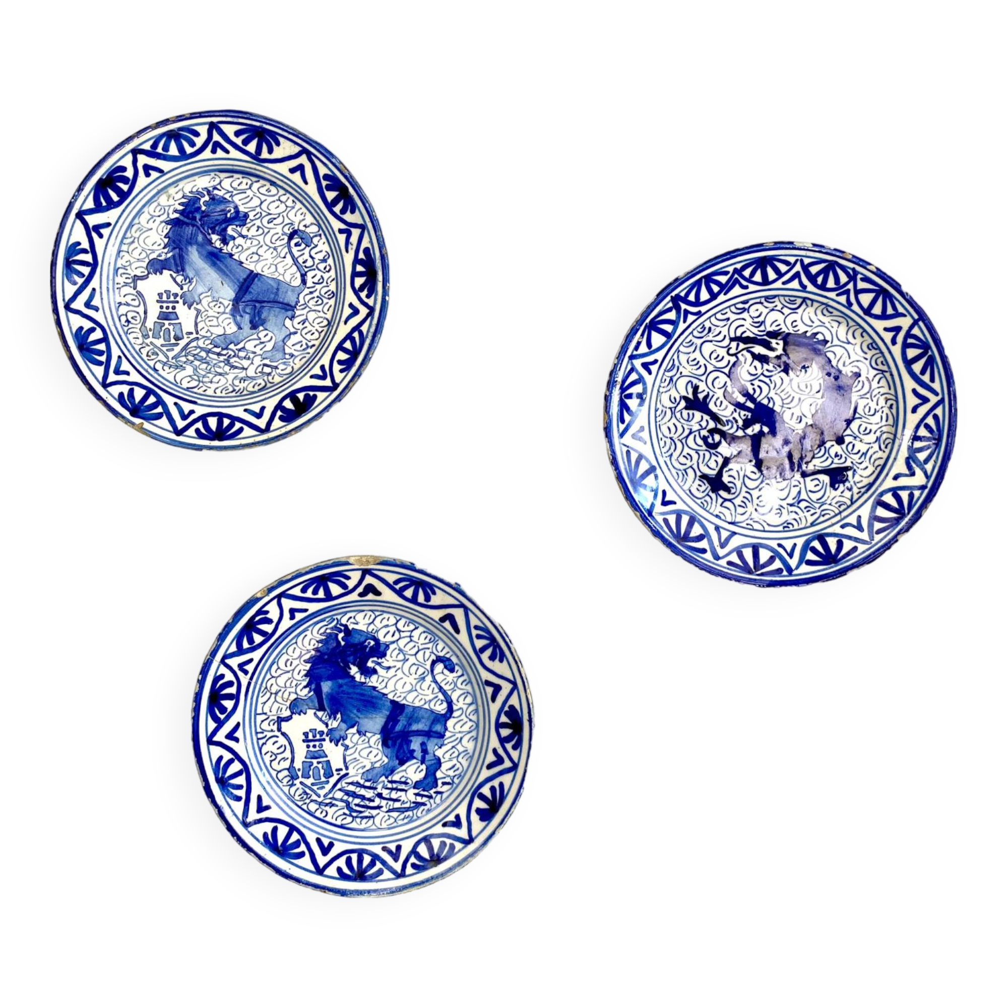 Set assiettes chinoiseries