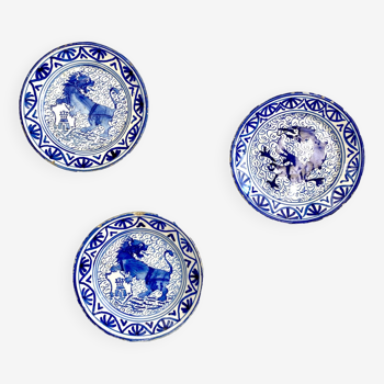 Set of Chinoiserie plates
