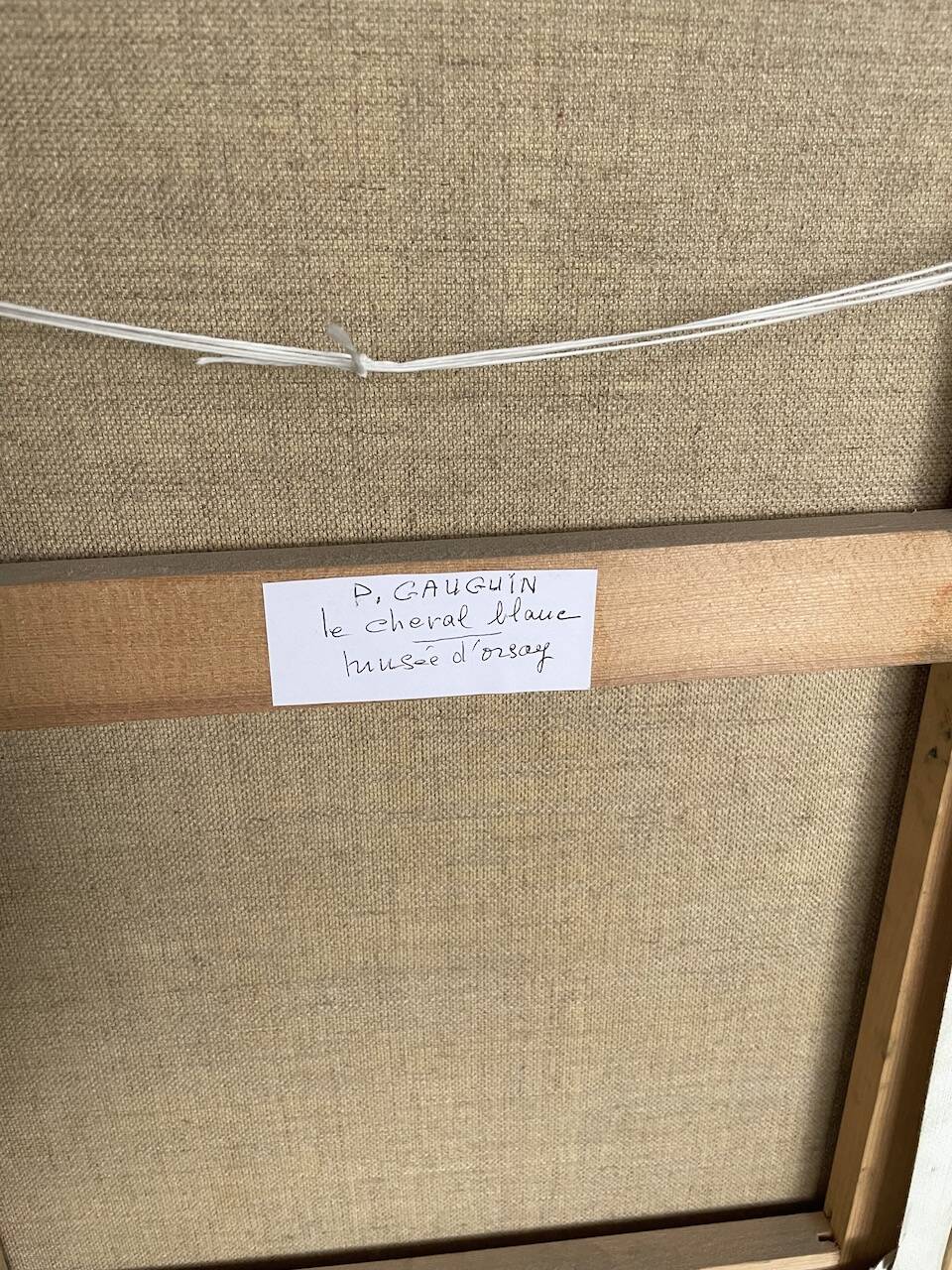 Gauguin oil painting canvas