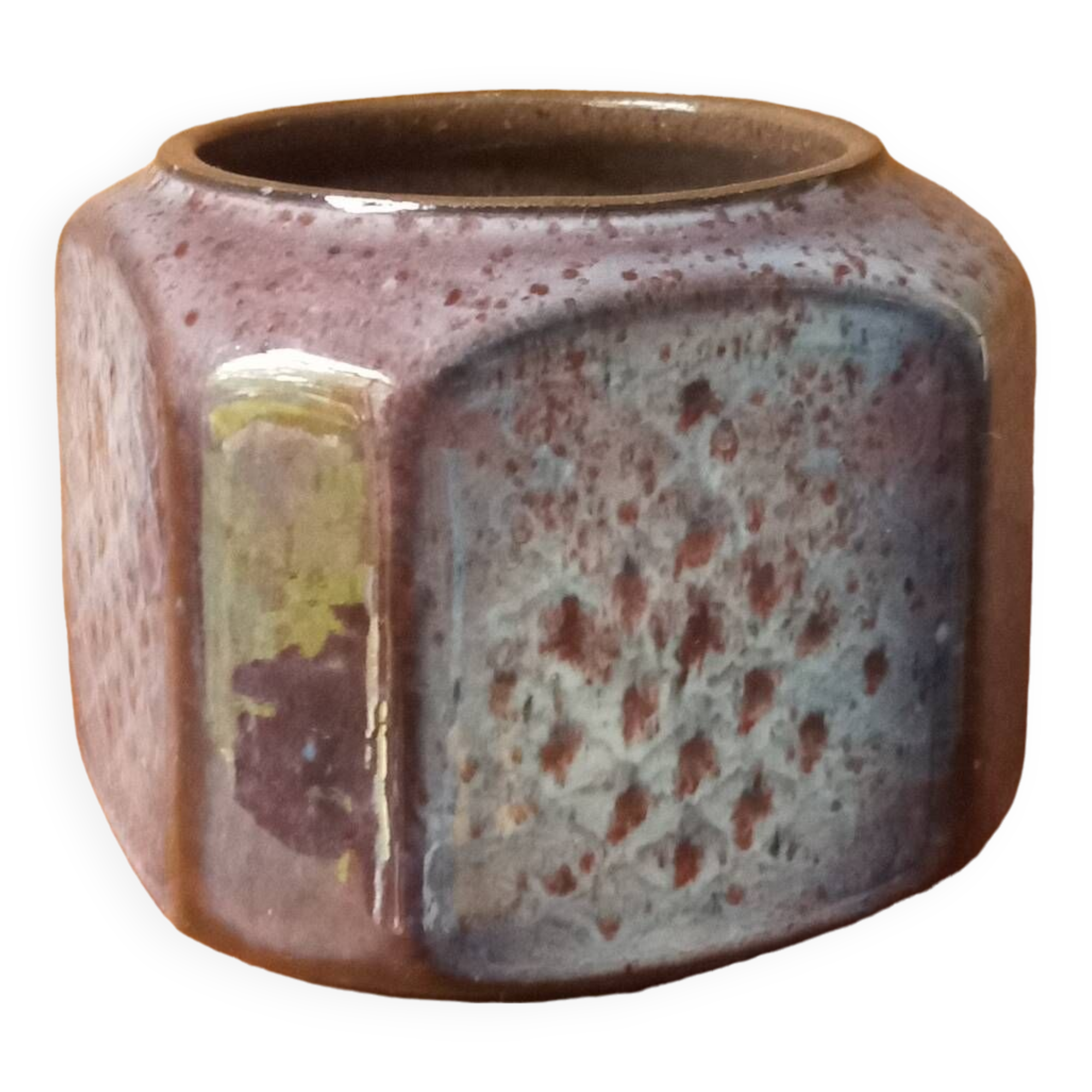 Vase by Daniel Chaponet, signed Onet, 1980s