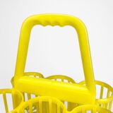 Vintage yellow bottle holders