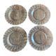 Ensemble de 4 assiettes plates Duralex Marguerite