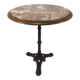 Pedestal table marble bistro