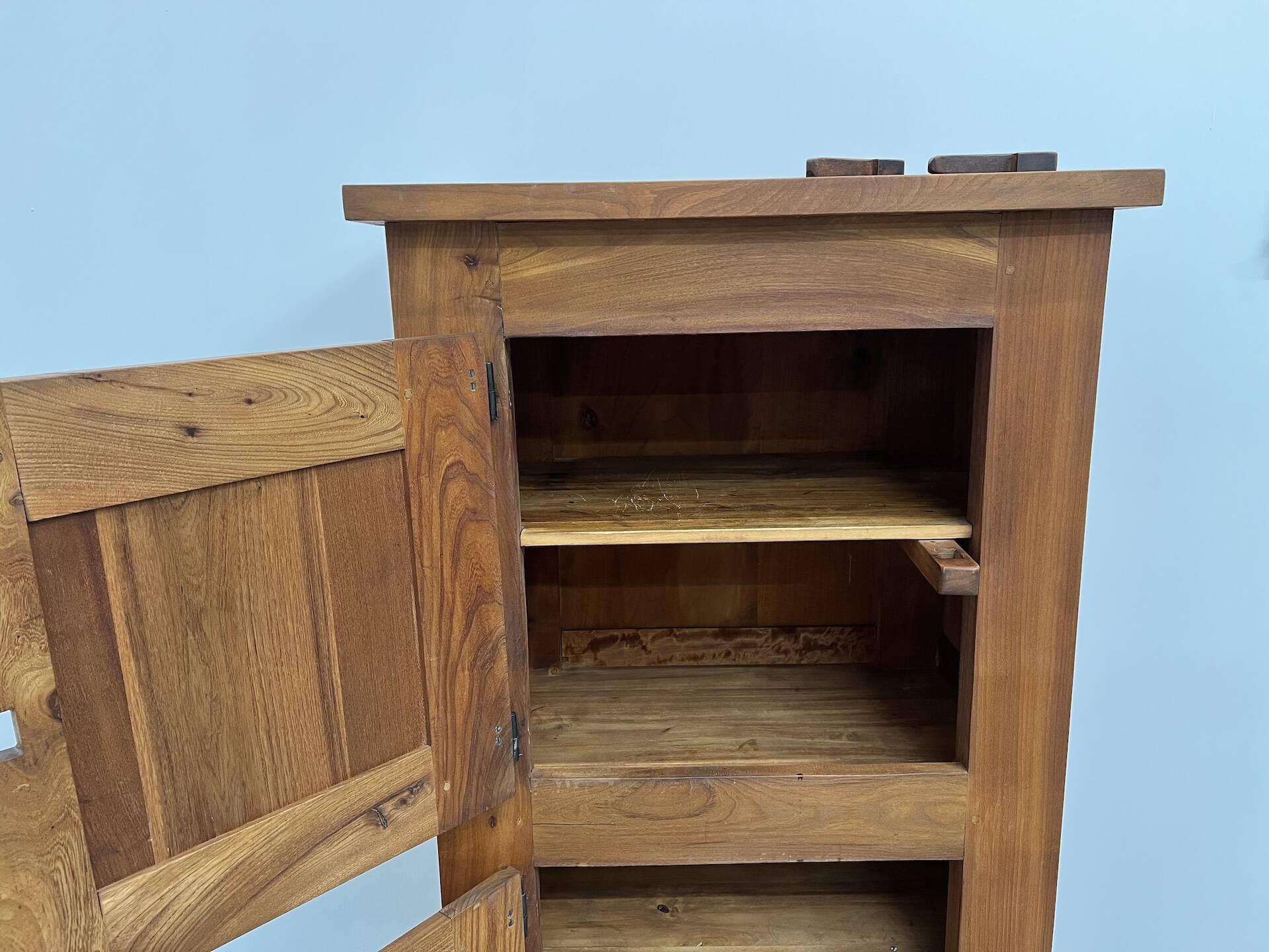 Small brutalist 50s bonnetiere wardrobe