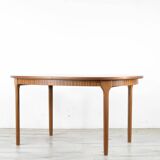Midcentury Mcintosh oblong teak extending table. vintage modern, Danish