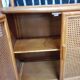 Rattan shelf