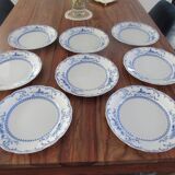 Ridgways Delft Dinner Plate Set of 8