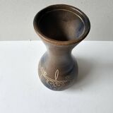 Brittany ceramic vase - Signed Roscoff Height 18cm