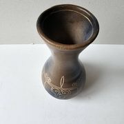 Brittany ceramic vase - Signed Roscoff Height 18cm
