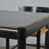 Fritz hansen / scandinavian papercord dining set (5) / mogens lassen / denmark 1960s