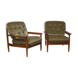 Paire de fauteuils scandinaves, 1960