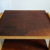 2-tier wooden coffee table from the 50s and 60s