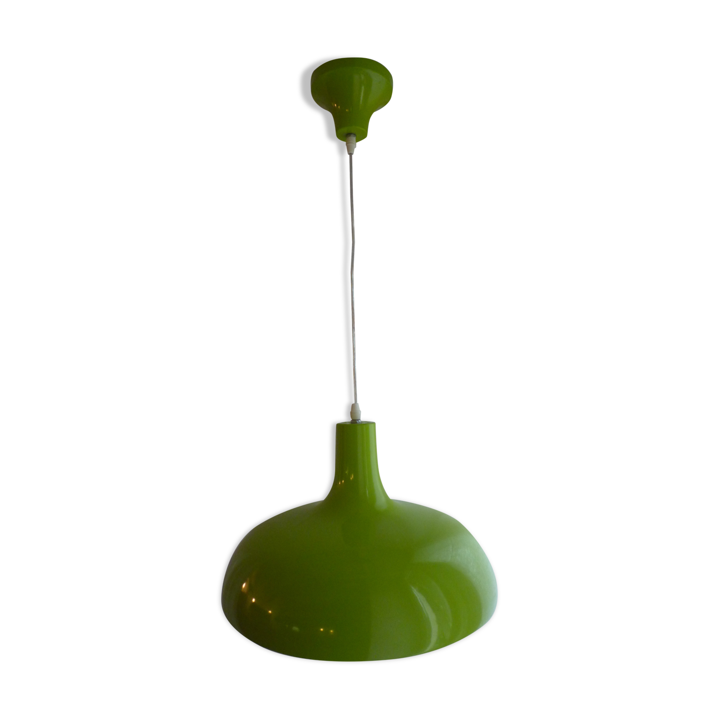 Vintage hanging green apple metal 1980s