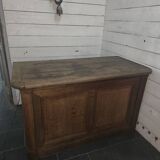 Comptoir de magasin ou de commerce en chêne