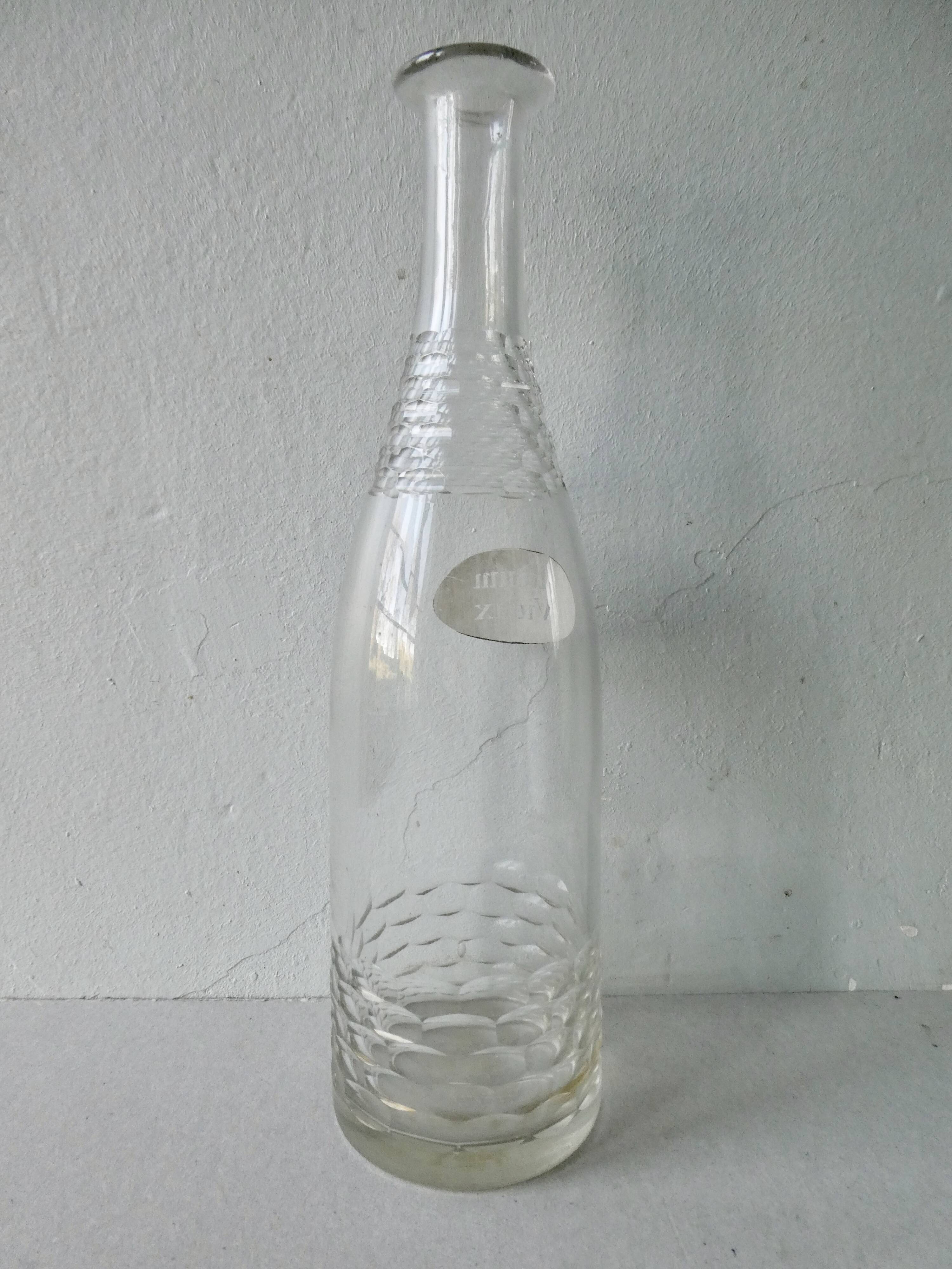 Bottle of bistro Loubinoux Paris, period 1900