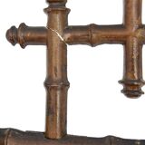 Cast iron coat rack in a bamboo style