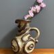 Brutalist West Germany vase by Carsten Tonnieshof model 6034-25