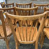 (Lot) 13 Stamped Baumann Chairs