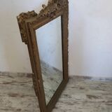 Napoleon III mirror with pediment - 125x75cm