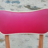 Lot of 6 Scandinavian chairs 50s