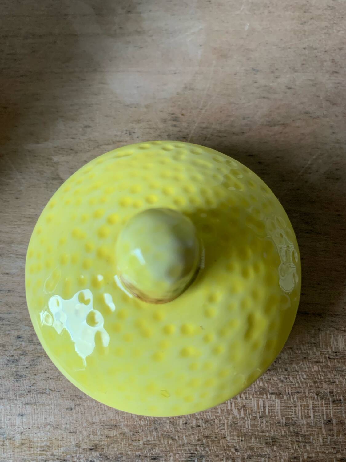 Vintage flower slip teapot