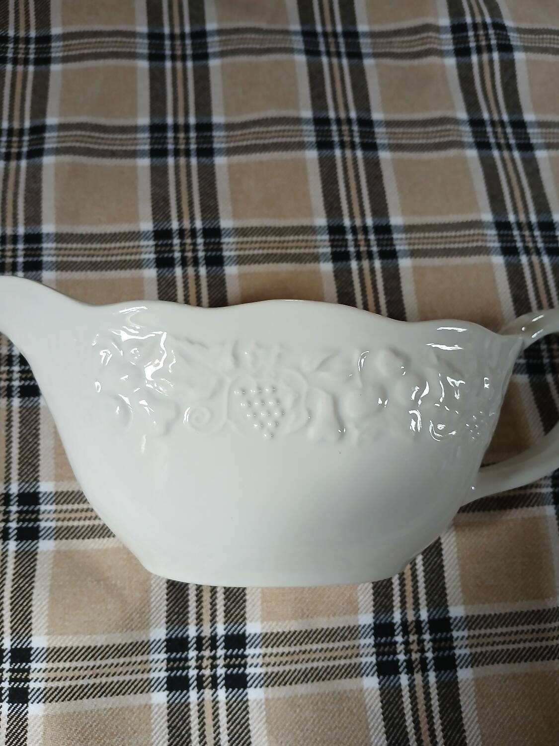 Antique sauce boat from Digoin and Sarreguemines
