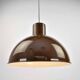 Midi Bunker Fog & Mørup Pendant Light Mid Century Modern Jo Hammerborg | Chocolate Brown Ceiling Light Vintage 70s Retro Danish Scandinavian