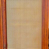 Vintage Parisian wardrobe in wood and caning – Art style