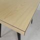 Bistro table Henri Julien, model Tolix T55 with a Formica top, 1950s.