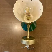 Vintage wall lamp "Diabolo" – 1950s style - green