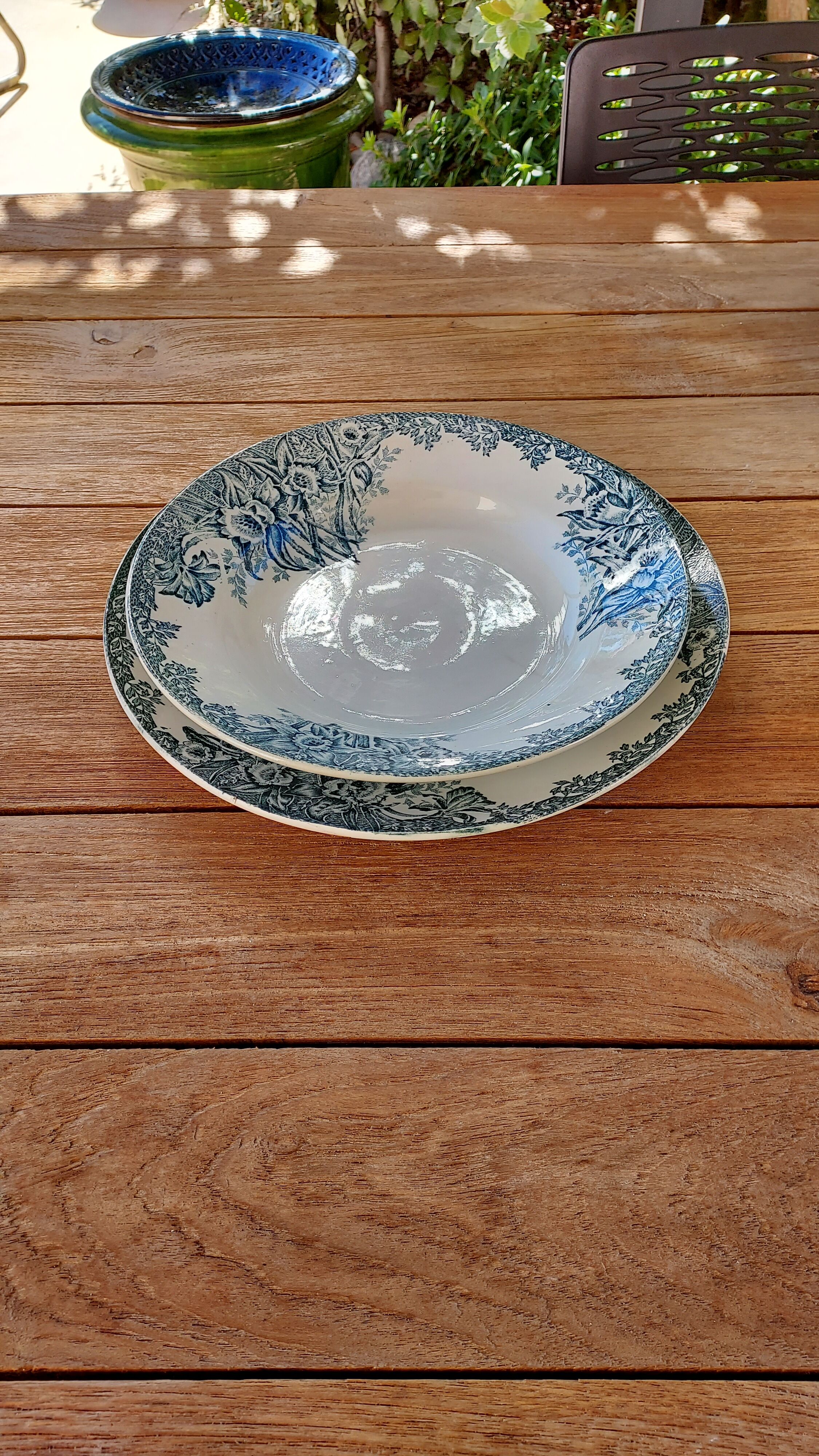 Dish and plate