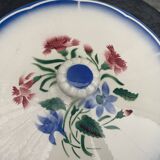 Soup tureen, Elorn model, Digoin and Sarreguemines, France, carnation motifs