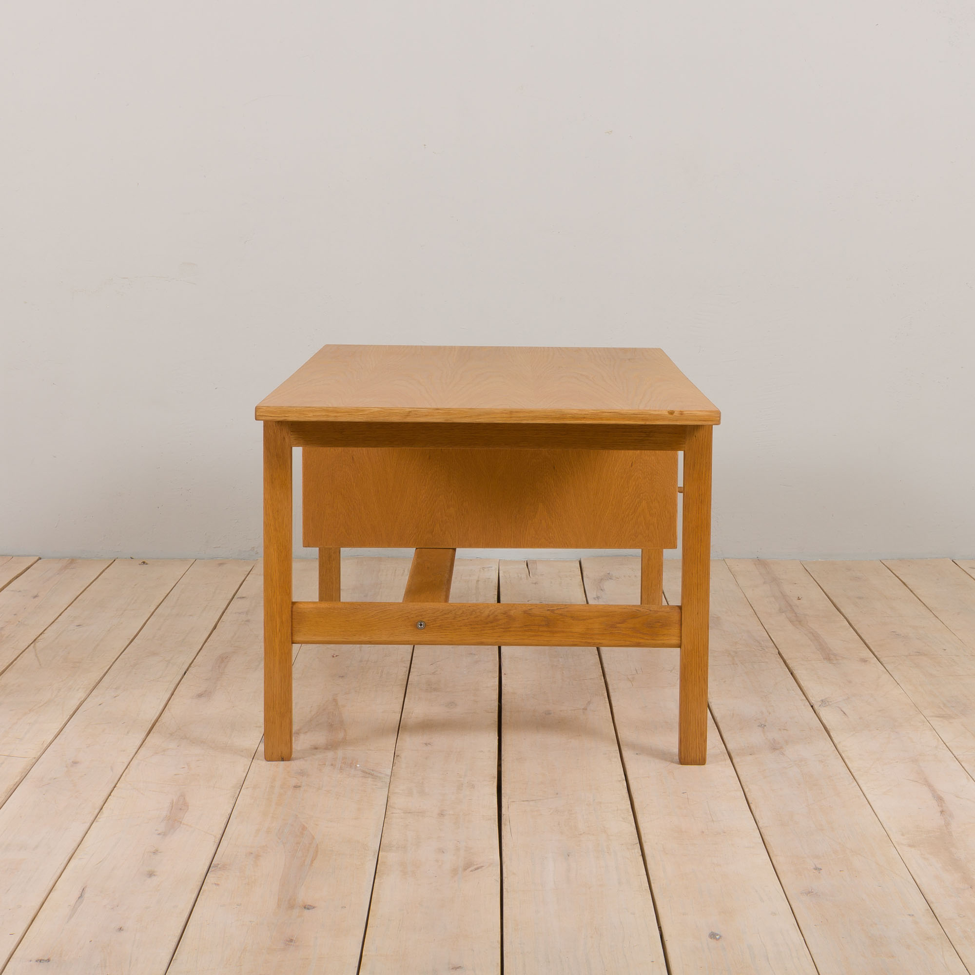 Danish Oak Model 156 Writing Desk by Hans J. Wegner for Getama, 1970s