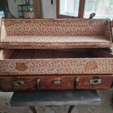 Leather trunk