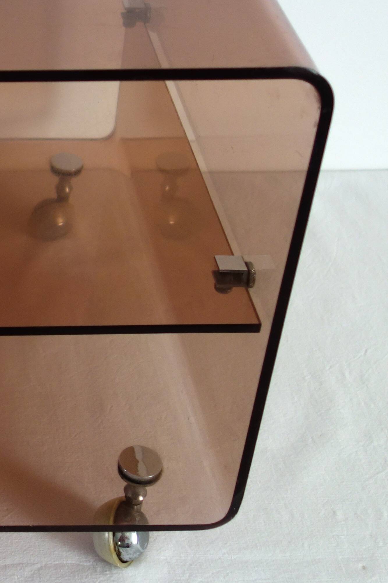 Plexiglas coffee table Michel Dumas 70s