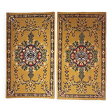 Set of 2 hand-knotted rugs "Tabriz" Iran