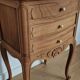 Louis XV style wooden bedside chest of drawers
