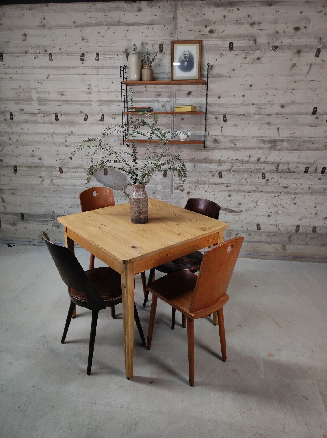 Square farmhouse table