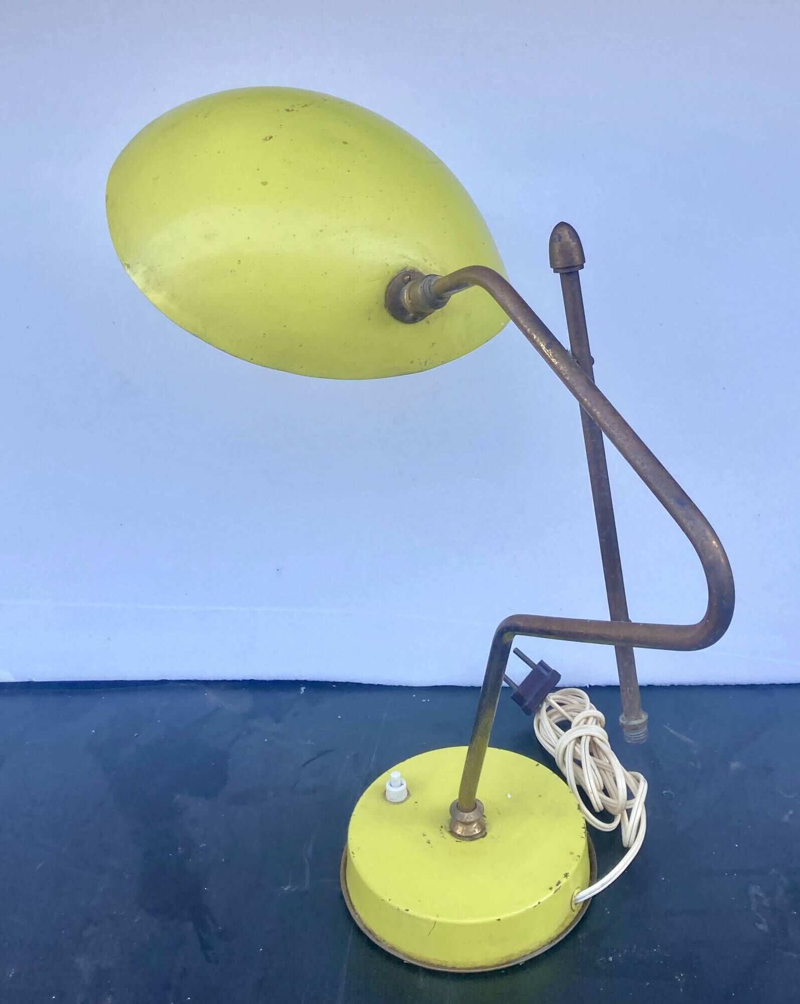 Desk lamp by jean boris lacroix - vintage from the 1950s - rare!!!