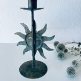 Sun candle holder